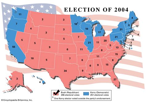 VOTE lunchbox 2004 Presidential Election George W. Bush vs 